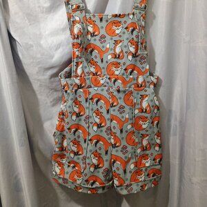 Blackmilk For Fox Sake Short Overalls - NWT